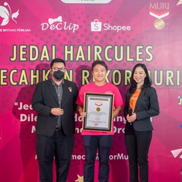 Tahan Dilempar dari Ketinggian 120 Meter, Jedai Haircules by DeClip yang Pecahkan Rekor MURI Tersedia di Shopee
