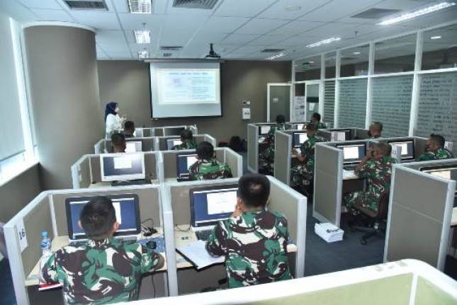 103 Perwira Korps Marinir Ikuti Ujian Pengadaan Barang dan Jasa Pemerintah