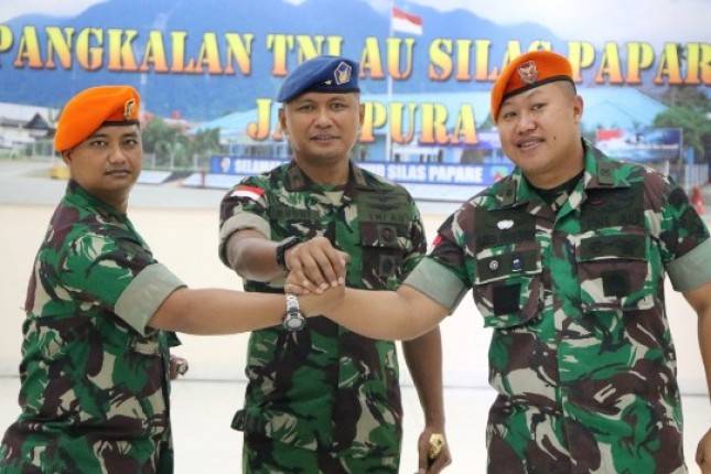 Danlanud Silas Papare Marsma TNI Budhi Achmadi Pimpin Sertijab Dansathanlan