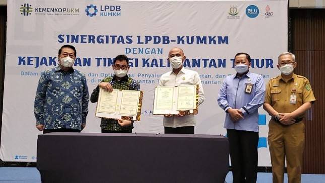 Teken MoU dengan Kejati Kaltim, LPDB-KUMKM Siap Optimalisasi Penyaluran Hingga Pengembalian Dana Bergulir