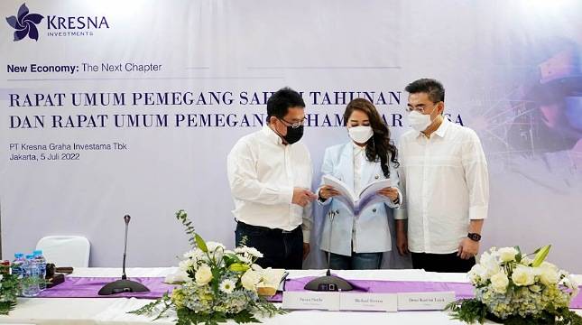 Gelar RUPSLB, PT Kresna Graha Investama Tbk Siap Gelontorkan Rp100 Miliar untuk Buy Back Saham Perseroan