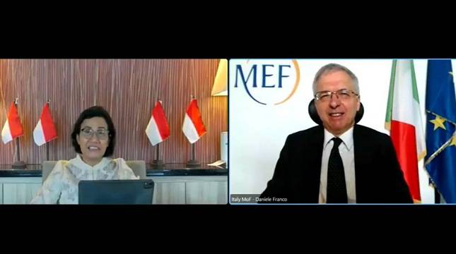 Hari Pertama Pekan FMCBG Ketiga, Menkeu Lakukan Agenda Pertemuan Bilateral dan Diskusi Percepatan Ekonomi Keuangan Digital Nasional