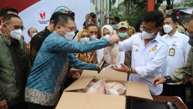 Mentan SYL Lepas Ekspor Produk Unggas ke Pasar Singapura