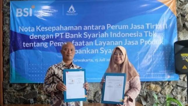 Sinergi dengan Perum Jasa Tirta II, BSI Dorong Layanan Perbankan Syariah
