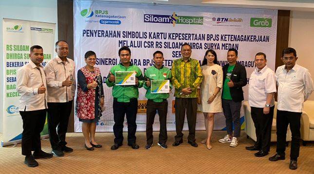 Siloam Hospitals Dhirga Surya Medan Lindungi 1.200 Pekerja Rentan, Sinergi Program BPJS Ketenagakerjaan