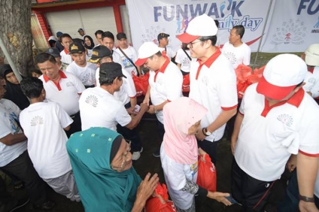 Sambut HUT Kemerdekaan, BTN Gelar Pasar Murah dan Jalan Sehat