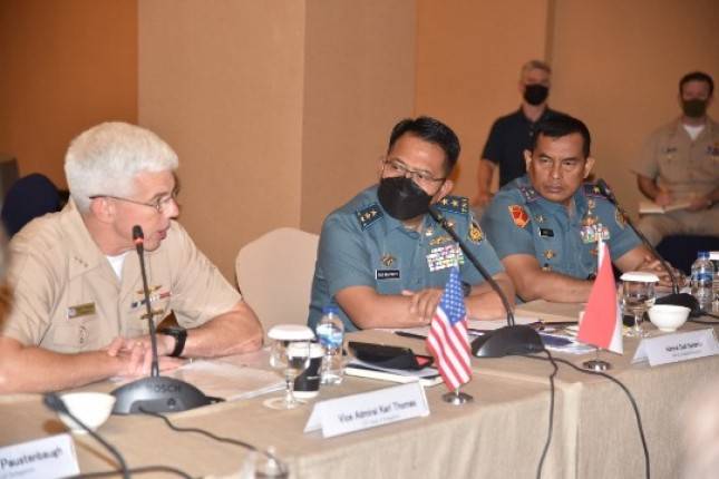 Wadankormar Brigjen TNI (Mar) Endi Supardi Hadiri Working Discussion Indonesia 