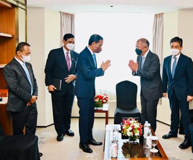 Presiden Jokowi Bertemu Chairman Hyundai Motor Group