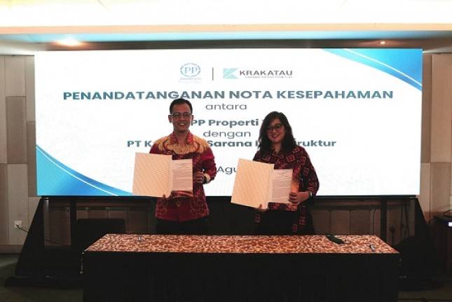 Kembangkan Krakatau Urban Valley, PP Properti Bersinergi dengan KSI