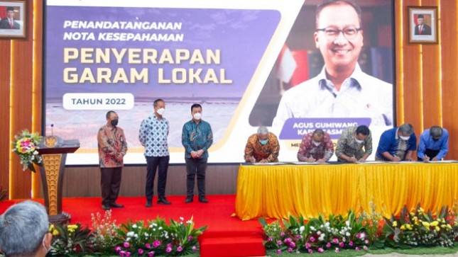 Bikin Petambak dan Petani Happy, Menperin Agus Bakal Kawal Industri Serap Garam Lokal Lebih dari 1 Juta Ton
