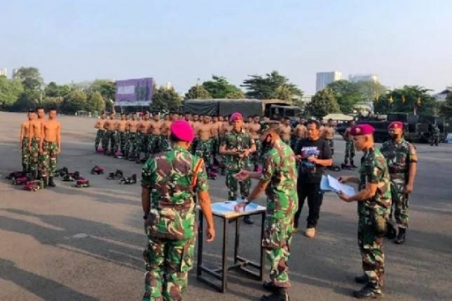 Tamtama Angkatan XLI Tiba di Sarang Petarung Brigif 1 Marinir Cilandak Jakarta