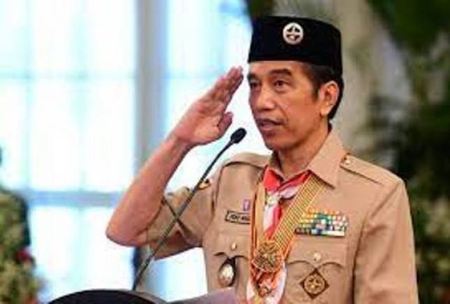 Presiden Jokowi Terima Kunjungan Kwarnas Gerakan Pramuka
