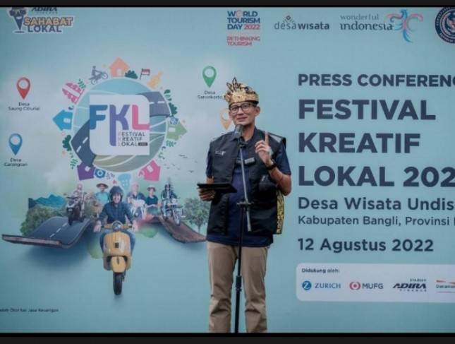 Kemenparekraf Gelar 'Festival Kreatif Lokal' Kembangkan Desa Wisata Tanah Air