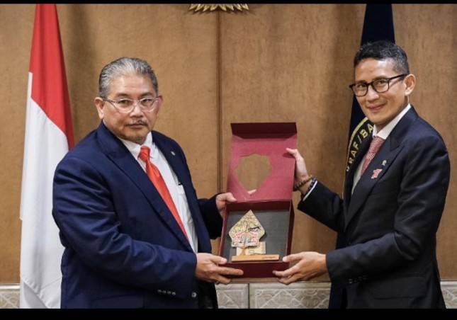 Bertemu Menlu Brunei Dato Seri Setia Haji Erywan, Menteri Sandi Jajaki Peluang Kerjasama SDM Parekraf