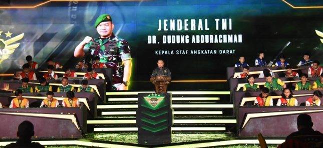 KASAD Jenderal TNI Dudung Abdurachman Closing Ceremony Turnamen Esports 