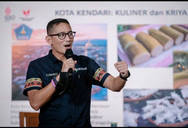 Menparekraf Dorong Kota Kendari Tetapkan Subsektor Unggulan Masuk Jaringan Kabupaten/Kota Kreatif