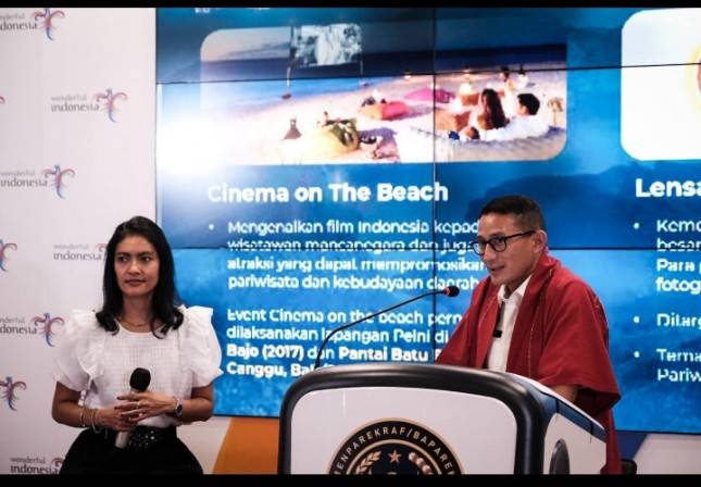 Kemenparekraf Gandeng Cinema on The Beach Jajaki Kerja Sama Bidang Film dan Destinasi Wisata