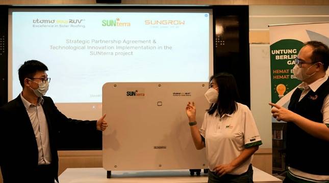 SUNterra Jalin Kerja Sama dengan Sungrow dan Utomo SolaRUV Hadirkan Teknologi Inverter Terbesar di Dunia