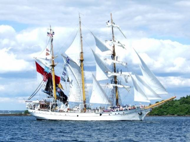 Upacara Kemerdekaan RI ke-72 di KRI Dewaruci