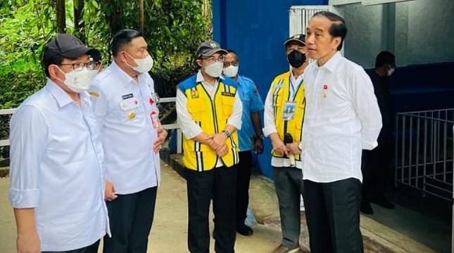 Presiden Jokowi Tinjau SPAM Wey Momolin di Saumlaki Kepulauan Tanimbar