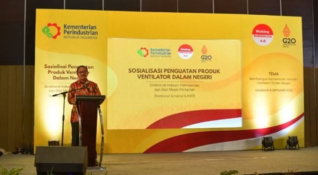 Kemenperin Sosialisasikan Ventilator Produksi Dalam Negeri Wujudkan Kemandirian Industri Alat Kesehatan