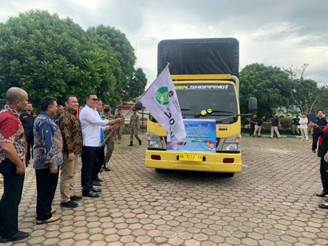 Gandeng Food Station, Pemkab Solok gelar Pengiriman Perdana Bareh Solok ke Jakarta