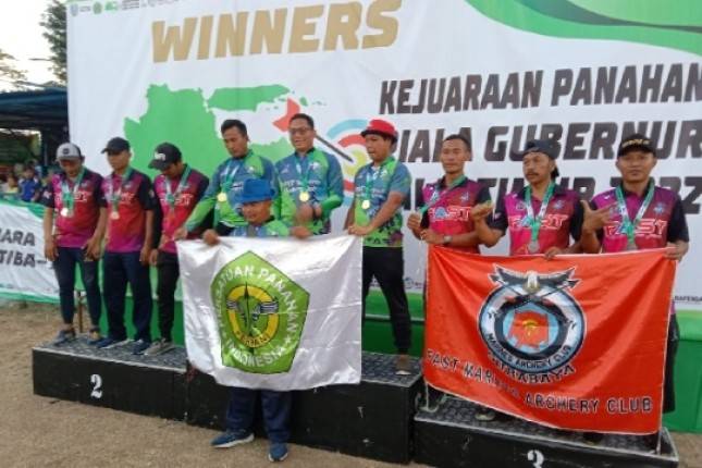 Atlet Panahan Yonzeni 2 Marinir Tampil Meyakinkan dalam Kejuaraan Panahan Piala Gubernur Jatim