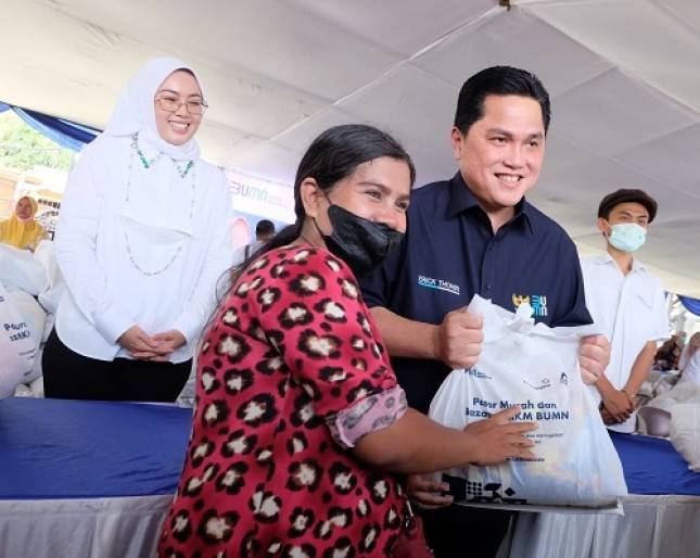 Sediakan Ribuan Paket Sembako Murah, PPI Dukung Pasar Rakyat dan UMKM BUMN di Purwakarta