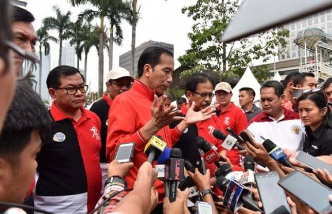 Presiden Jokowi Tidak Ingin Besar-Besarkan Soal Bendera Terbalik