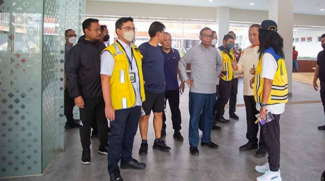 Tuntas Dibangun Kementerian PUPR, Menko Polhukam Tinjau Asrama Mahasiswa Nusantara di Surabaya
