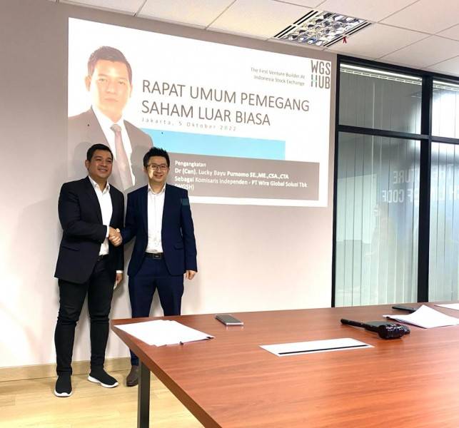  Rampungkan RUPS-LB , WGSH Angkat Lucky Bayu Purnomo  sebagai Komisaris Independen