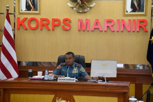 Dankormar Mayor Jenderal TNI (Mar) Widodo Dwi Purwanto Memimpin Rapat Program dan Rencana Kegiatan TA 2023