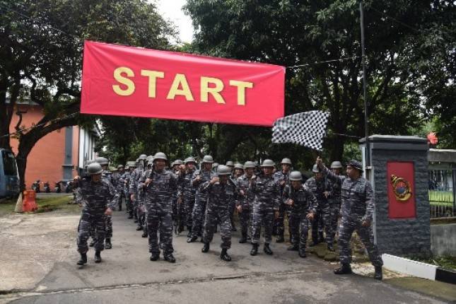 Pamen, Pama Mako Kormar dan Prajurit Denma Mako Kormar Melaksanakan Cross Country.