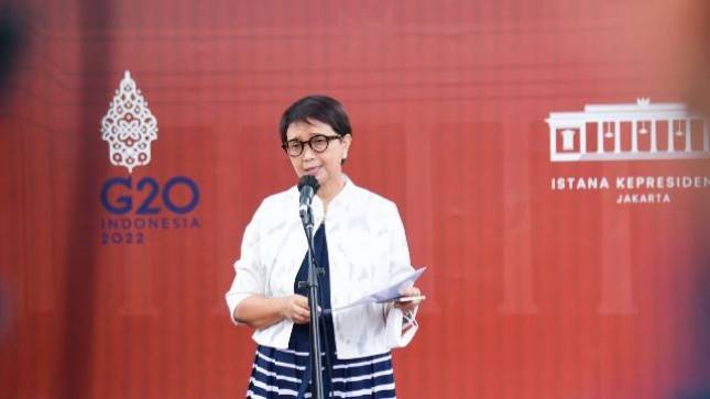 Presiden Jokowi Terima Laporan Menlu Retno Marsudi  Terkait Persiapan Penyelenggaraan KTT G20