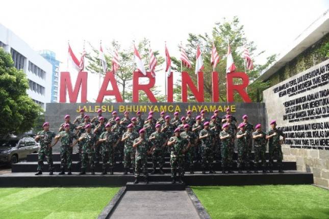 Dankormar Mayor Jenderal TNI (Mar) Widodo Dwi Purwanto Berikan Pembekalan kepada 25 Perwira Remaja AAL Angkatan LXVII 