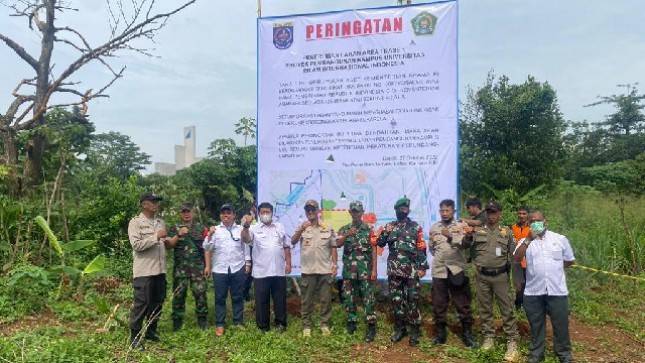 Penertiban Lahan Dilanjutkan untuk Pembangunan Kampus UIII 