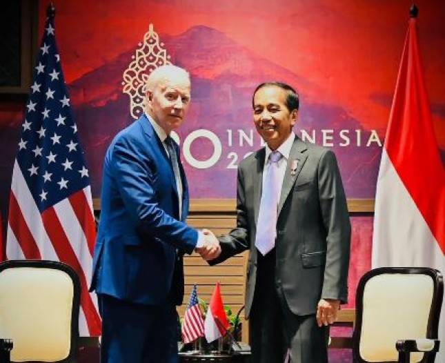 Presiden Jokowi dan Presiden AS Joe Biden Lakukan Pertemuan Bilateral Jelang KTT G20