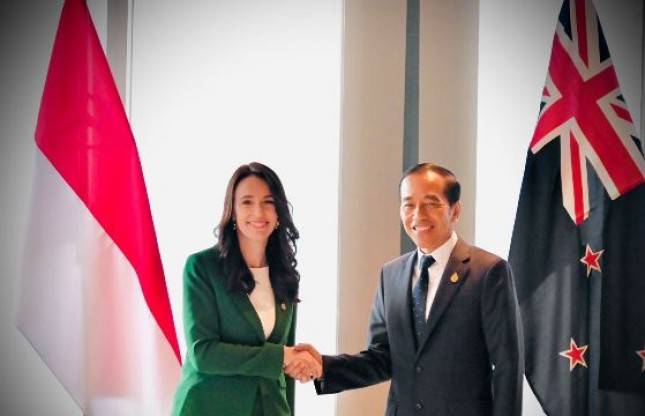 Presiden Jokowi Lakukan Pertemuan Bilateral dengan PM Selandia Baru