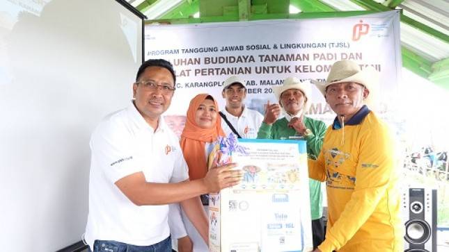 PPI Helat Demspray, Penyuluhan Budidaya Padi, dan Serahkan Bantuan Pertanian untuk Petani Malang