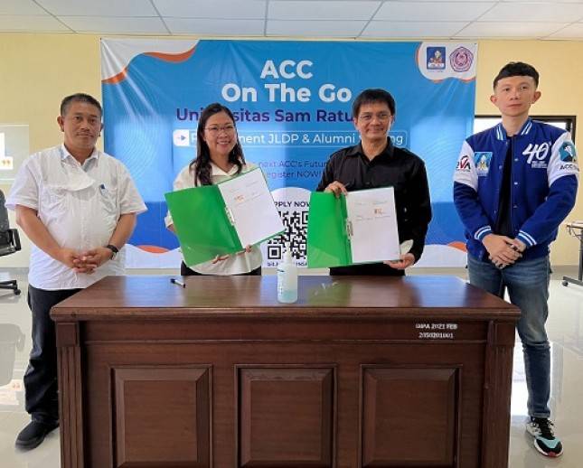 ACC dan UNSRAT Lakukan Kerja Sama Pendidikan