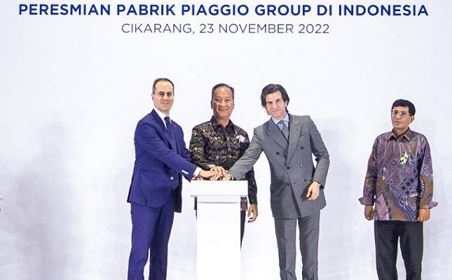 Diresmikan Menperin Agus, Pabrik Piaggio di Kawasan Industri Jababeka Bakal Produksi 10 Ribu Unit/Tahun