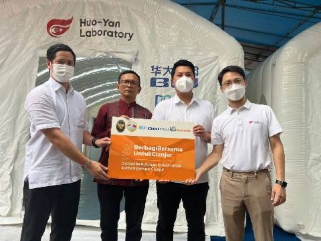 Bumame dan Perusahaan Genomik Dunia Salurkan Bantuan Kemanusiaan Bencana Cianjur