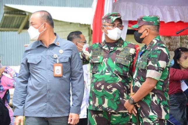 Danrem 174/ATW Bersama Pangdam XVII/Cenderawasih Pantau Langsung Proses Pengamanan Kunjungan Wapres RI