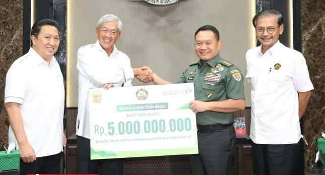 TNI AD Dijadwalkan Salurkan Bantuan dari PT Adaro untuk Korban Gempa Cianjur