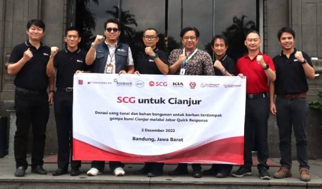SCG Salurkan Bantuan Kemanusiaan untuk Korban Gempa Cianjur 