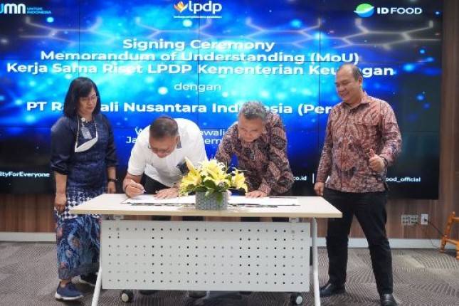 ID FOOD Sinergi Kerja Sama Riset LPDP Kemenkeu, Dukung Percepatan Swasembada Garam dan Gula