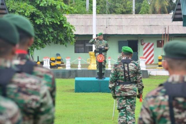 Danrem 174 ATW Brigjen TNI Reza Pahlevi Pimpin Upacara Peringatan Hari Juang TNI AD ke77