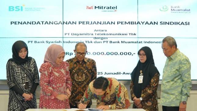 BSI Pimpin Pembiayaan Sindikasi Rp2,5 Triliun untuk Mitratel