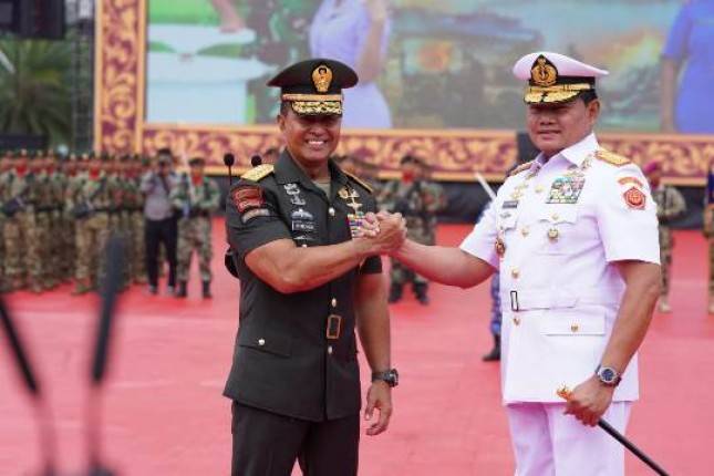 Jabatan Panglima TNI Diserahterimakan kepada Laksamana TNI Yudo Margono