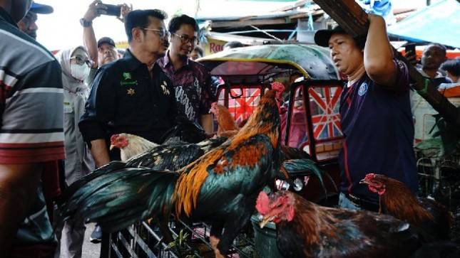 Sidak Di Hari Natal, Mentan SYL Pastikan 12 Bahan Pokok di Sulsel Aman